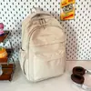 Nueva Moda Estilo Simple Bolso de Doble Hombro Mochila Escolar para Estudiantes Gran Capacidad Multicapa Resistente Duradero Mochila Casual para Hombres y Mujeres