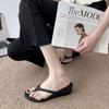 Novedad 2025 Hermosas Chanclas de Tacón Alto para Mujer, Ropa de Verano para Exteriores, Sandalias de Cuña de Moda para Vacaciones para Mujer