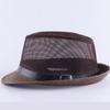 Sombrero de jazz para hombres y mujeres, sombrero de sol de lino para personas de mediana edad y mayores, sombrero de jazz, sombrero de verano para hombres al por mayor