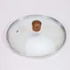 Asa para Tapa de Olla de Grado Alimenticio Cuidadosamente Seleccionada, Tapa para Hogar, Vidrio Templado, Resistente a Altas Temperaturas, Acero Inoxidable, Modelo Universal, Tapa de Cocción Transparente