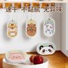 Impressão de desenhos animados Esponja de polpa de madeira comprimida Tigela de lavagem Limpar cozinha Limpar tigela de limpeza esponjosa Bloco de esponja de limpeza do mar