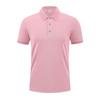 Camisa Polo de Manga Corta de Seda de Hielo con Logo Impreso, Ropa de Trabajo Corporativa, Camiseta Publicitaria para Actividad Grupal, Camiseta con Cuello, Compra Grupal Corporativa