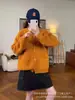 Cardigã de malha macia estilo japonês com lã de coelho para mulheres, outono e inverno, caimento solto, mangas raglã, de abotoamento simples, com bolsos, casaco suéter estilo casual