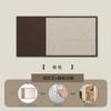 Adhesivo de Fieltro para Pared Pizarra de Corcho para Fotos Colgante de Pared sin Perforaciones Tablero de Notas de Mensajes Tablero de Exhibición Almacenamiento Decorativo