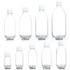 Garrafas de Xarope de Grande Capacidade 250 300 500ml Garrafas Transparentes para Líquido Oral 30ml Garrafas de Vidro Farmacêutico com Dosador 60ml