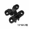 Bisagra cruzada oculta de acero inoxidable para mesa de comedor, puerta de gabinete, puerta plegable, bisagra oculta para muebles