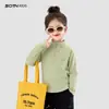 Camiseta de Manga Larga para Niña Otoño 2026 Nueva Elegante Ropa Infantil Secado Rápido Protección Solar Camiseta de Capa Base para Niños