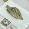 Estilo perezoso plato ovalado simple moño coleta pinza de pico de pato pasador nuevo pinza para el pelo parte trasera de la cabeza pinza para el pelo pinza horizontal accesorios para el pelo