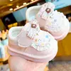 Zapatos para niños pequeños, nuevos modelos de primavera y otoño, zapatos para bebés principiantes, zapatos para bebés, suela suave, antideslizantes, zapatos que chirrían de pequeña princesa