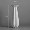 Candelabro de cerámica nórdico simple, decoración personalizada para el hogar, mesa de comedor de escritorio, vela, decoración de cena romántica