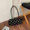 Bolso de Hombro con Lunares de Moda Coreana para Mujer 2026 Nuevo Bolso de Mano de Nicho Dulce para el Trabajo Bolso Tote de Hombro Único de Gama Alta