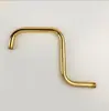 Accesorios ocultos para boquilla de ducha de pared, soporte de extensión de altura de latón negro color ceniza de pistola, tubería fija, varilla de conexión para rociador superior