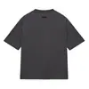 Essentials Zone Camiseta Clássica de Manga Curta Estilo Campus Masculina e Feminina Nevoeiro