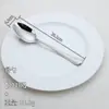 Juego de cubiertos de acero inoxidable 304 para uso transfronterizo en hoteles y restaurantes occidentales, cuchillo para bistec creativo martillado engrosado, cuchara y tenedor de postre