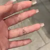 O Popular Colar de Zircônia Rosa em Forma de Gota da Xiaohongshu é Brilhante, Simples, Leve, Luxuoso, High-End e Uma Doce Corrente para Clavícula para Mulheres