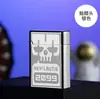 Chenlong Creativo Barra de Oro Grande Jaguar con Llama Metal Inducción Directa Inflable a Prueba de Viento Encendedor Caja de Regalo Mayoreo