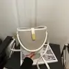 Bolsa de Mão Pequena Casual de Cor Contrastante para Mulheres 2025 Nova Moda Bolsa Simples de Ombro Transversal Trendy Commuter Bolsa Balde