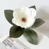 Directo de fábrica simulación magnolia película única magnolia boda hogar diseño suave flor china venta al por mayor