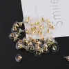 Acessórios para Brincos DIY Studs de Orelha Transparente de Disco Voador Tampões de Orelha de Filme Balístico Studs de Orelha Geométricos