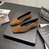 Zapatos de tacón alto estilo francés sin cordones para mujer, Colección Otoño 2026, Zapatos de moda con punta cuadrada, Zapatos de mujer de moda con costuras para jóvenes