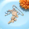 Diseño Estilo Ins Aleación Disco Geométrico Flecos Empalmados Colgante de Luna Broche Pin de Moda Accesorio para Ceñir la Cintura