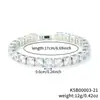 Pulsera Redonda Transfronteriza 6.0 con Cierre de Extensión Multicolor, Pulsera Colorida de Circonita de Alta Calidad para Mujer, Mayoreo