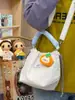 Bolsa Tote y Cruzada de Doble Uso Estilo Montaña para Exteriores con Cierre de Cordón para Niñas, Perfecta para Compras y un Look Vibrante