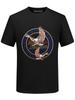 Camiseta de manga corta para hombre Double Eagle nueva de cuello redondo ropa básica de talla grande verano marca de moda camiseta de media manga ropa de hombre