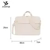 Bolsa para portátil de color liso de 15.6 pulgadas, bolsa para portátil de negocios, maletín de viaje, bolsa cruzada unisex para portátil