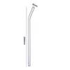 Atacado canudo de vidro de alto borosilicato resistente ao calor colorido bebida leite chá canudo proteção ambiental transparente tubo de vidro multicolorido