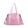Bolsa de Tecido de Nylon para Mulheres 2025 Nova Moda Versátil Bolsa de Mão Grande Capacidade Bolsa de Ombro Único Transversal Leve Bolsa de Viagem