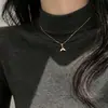 Collar de Aleación Japonés y Coreano Cola de Pez Cadena para Clavícula Ins Tendencia Influencer Femenina Nicho Simple Corto Collar para Clavícula Accesorio de Moda
