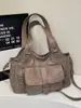 Bolso transfronterizo para mujeres oficinistas, bolso de hombro versátil de alta gama de nicho para el día a día, bolso cruzado de cuero suave