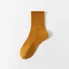 Meias Zhuji Masculinas de Algodão Respiráveis Meia-Calça Inverno e Outono Antiodor Absorventes de Suor Meias Esportivas Meias Sociais Masculinas Atacado