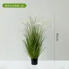 Plantas Verdes Simuladas, Hierba de Juncos de Alta Gama, Cola de Perro, Adornos para Sala de Estar del Hogar, Árboles Falsos, Decoración de Interiores, Plantas Suaves