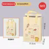 Bolsa Térmica Desechable Papel de Aluminio Para Llevar Comercial Horneado Postre Pastel Tiramisú Tela No Tejida Bolsa de Mano