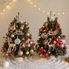 Set de Árbol de Navidad de Venta Caliente Transfronteriza Diseño de Escena Navideña Escritorio de Oficina DIY Accesorios Adornos