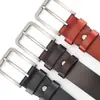 Cinto de Couro Masculino Tendência Personalidade Versátil Jovens Fivela de Pino Cinto Business Casual Dropshipping Transfronteiriço