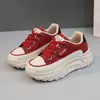 Zapatos versátiles y sencillos para mujer para comercio exterior transfronterizo, versión coreana de otoño, transpirables, que aumentan la altura, suela gruesa, zapatos deportivos casuales, zapatillas, zapatos para estudiantes