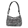 Bolso de Hombro Individual con Lentejuelas 2026 Estilo Nuevo Texturizado Casual Chic Personalidad Ins Simple Cruzado Gran Capacidad Baguette Bolso de Mujer