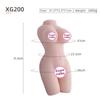 Juguetes Novedosos para Hombres Adultos, Muñeca Realista de Medio Cuerpo con Moldes de Senos, Vagina y Glúteos, Dispositivo de Masturbación para Adultos