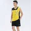 Conjunto de Roupa de Treino de Vôlei sem Mangas para Homens e Mulheres Roupa Esportiva de Competição Camisa de Vôlei Universitário com Números Impressos