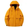 Chaqueta de Forro Polar Tres en Uno, Chaqueta de Montañismo Impermeable con Capucha de Forro Polar para Hombres y Mujeres, para Parejas