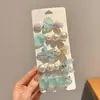 Pinzas de Colores para el Cabello con Forma de Conchas Marinas para Niñas, Pinzas Dulces para Flequillos Laterales, Accesorios para el Cabello para Niñas, Pasadores para Cabello Suelto