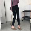 Leggings Femininas Outono e Inverno Skinny Cor Sólida Espessas Forradas com Lã Modeladoras Cintura Alta Combinação Livre 2024 Novo