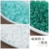 Cuentas de Ábaco Imitación Jade Verde Hielo, Cuentas de Jade, Cuentas Sueltas, Accesorios DIY de Jade Blanco, Materiales para Pulseras y Collares, Cuentas