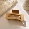 Presilha Grande em Forma de Cruz Fosca, Grampo Estilo Ins, Acessório de Cabelo para a Parte de Trás da Cabeça, Moda de Luxo Leve para o Dia a Dia