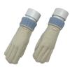 Luvas de Tricô da Moda com Tela Sensível ao Toque de Cor Sólida para Outono e Inverno, Longas sem Dedos, à Prova de Vento, Quentes e Resistentes ao Frio