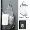 Cesto de Roupa Suja de Malha para Pendurar na Parede, Cesto Dobrável para Roupas Sujas, Gancho sem Furo, Saco de Malha Ventilado, Armazenamento de Roupas para Banheiro Doméstico, Atacado com MOQ Baixo