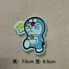 Nuevo Pegatina de Tela Bordada por Computadora de Doraemon Lindo Dibujo Animado Gato Ding-Dang Parche para Ropa Bolsa